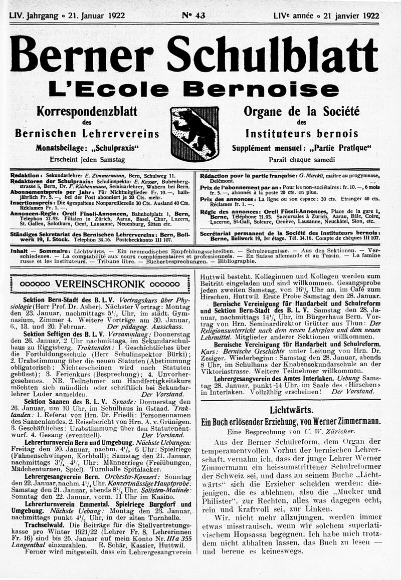 Buchumschlag - Heft 43