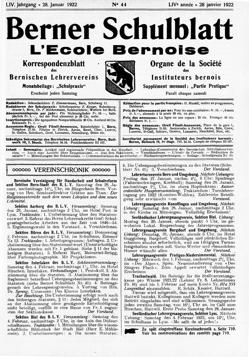 Buchumschlag - Heft 44