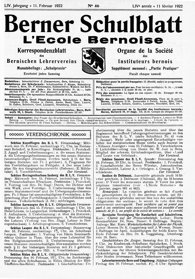 Buchumschlag - Heft 46