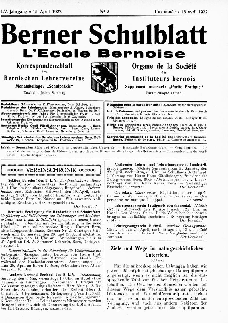 Buchumschlag - Heft 3