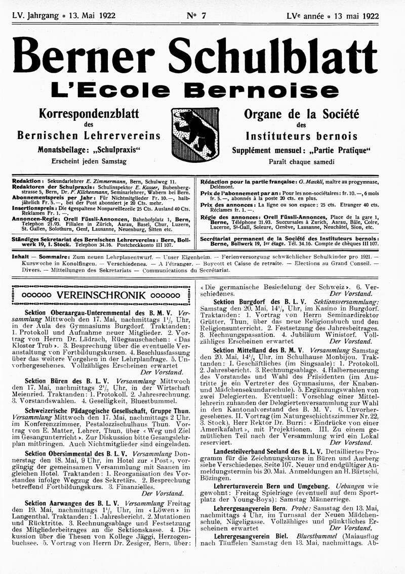 Buchumschlag - Heft 7