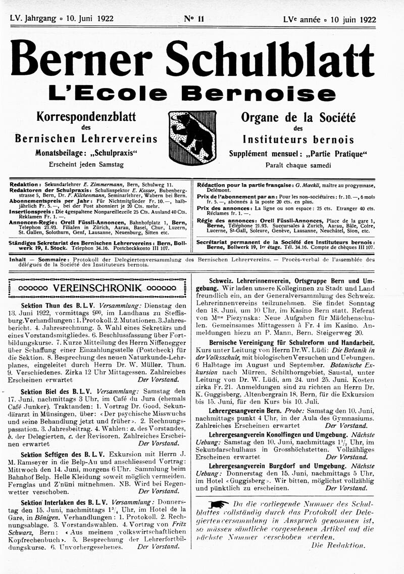 Buchumschlag - Heft 11