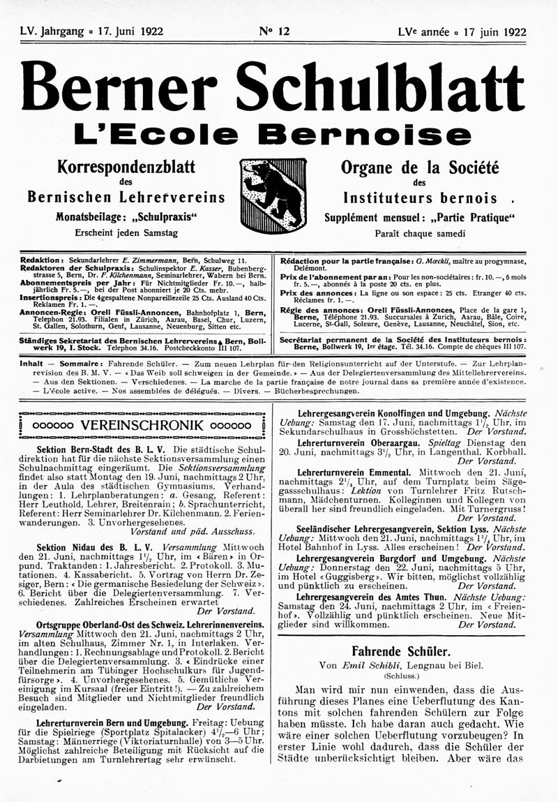 Buchumschlag - Heft 12