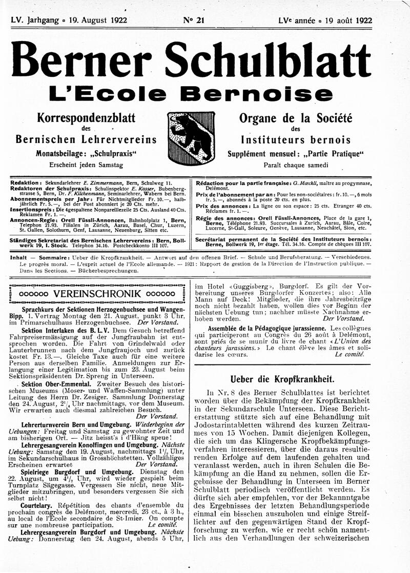 Buchumschlag - Heft 21