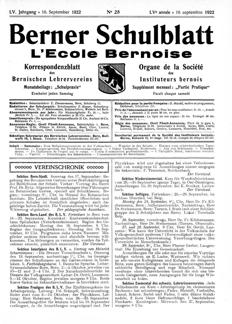 Buchumschlag - Heft 25