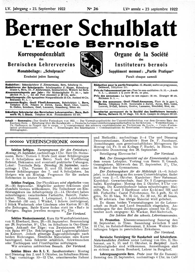 Buchumschlag - Heft 26