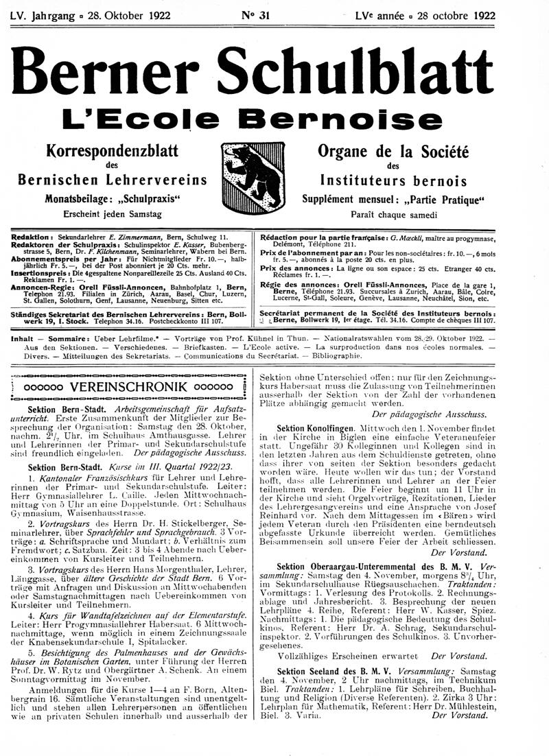 Buchumschlag - Heft 31