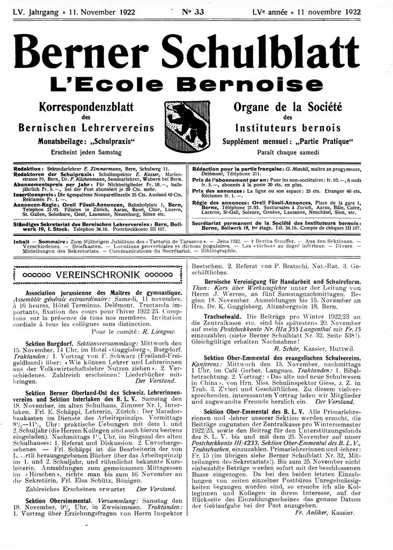 Buchumschlag - Heft 33