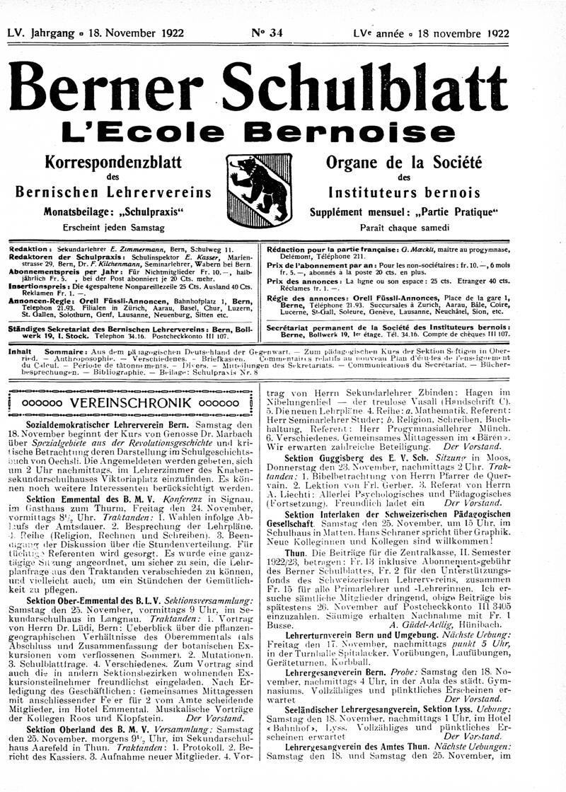 Buchumschlag - Heft 34