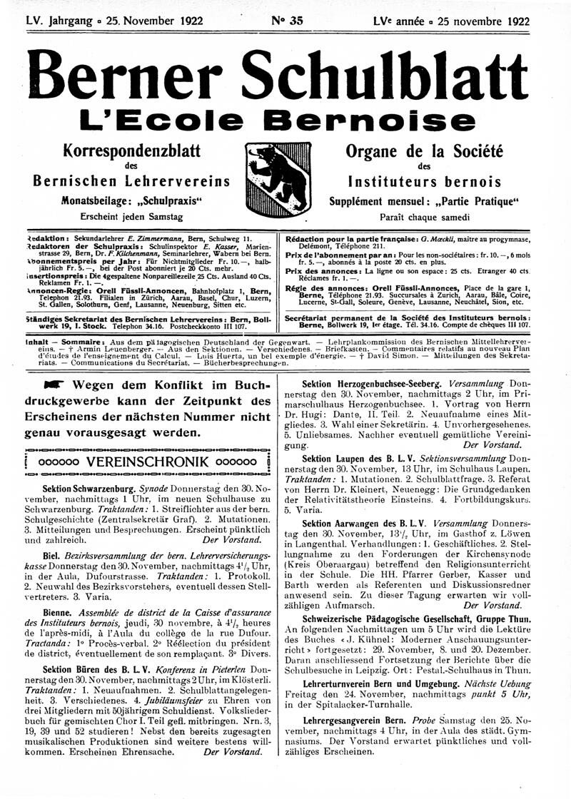 Buchumschlag - Heft 35