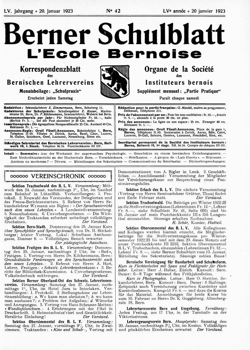 Buchumschlag - Heft 42