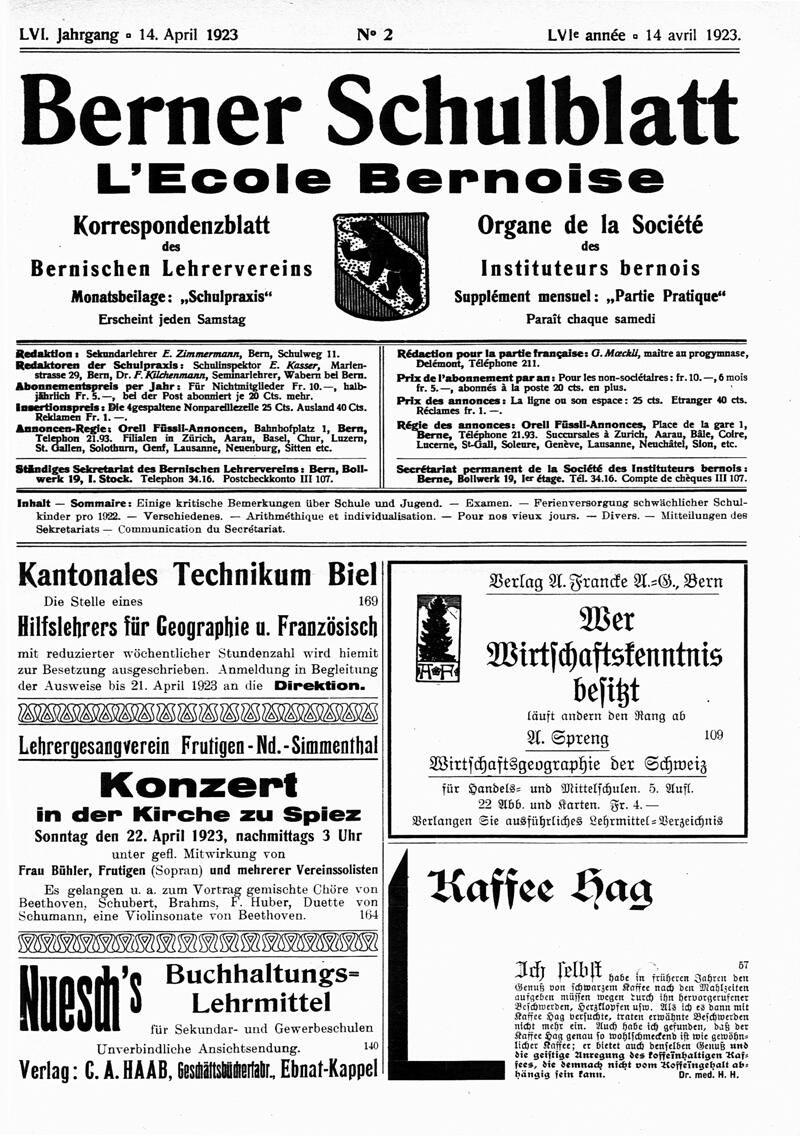 Buchumschlag - Heft 2