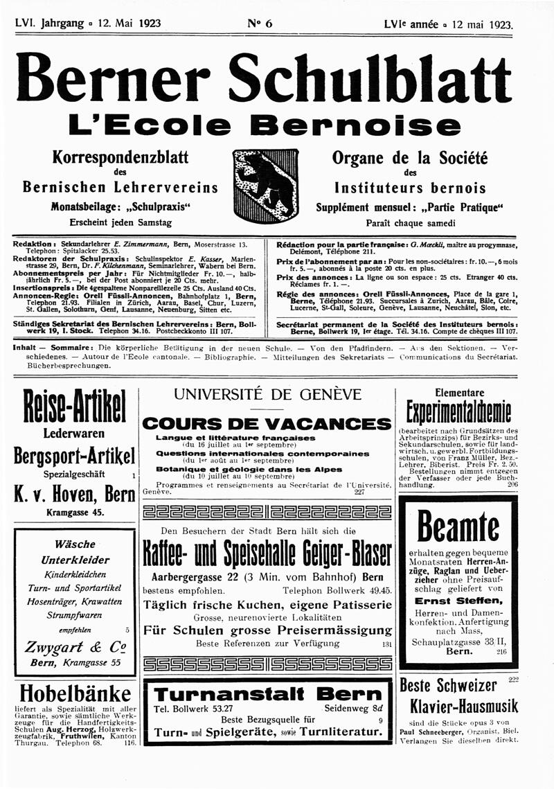 Buchumschlag - Heft 6