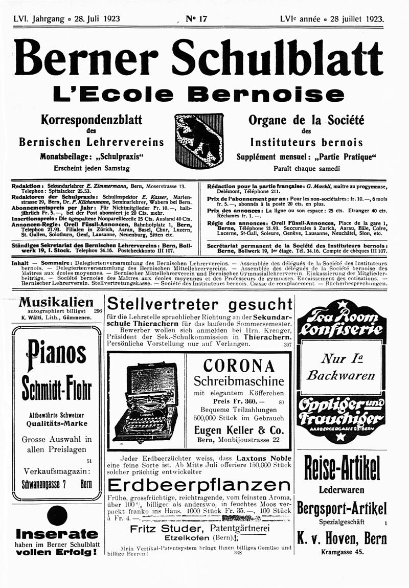 Buchumschlag - Heft 17