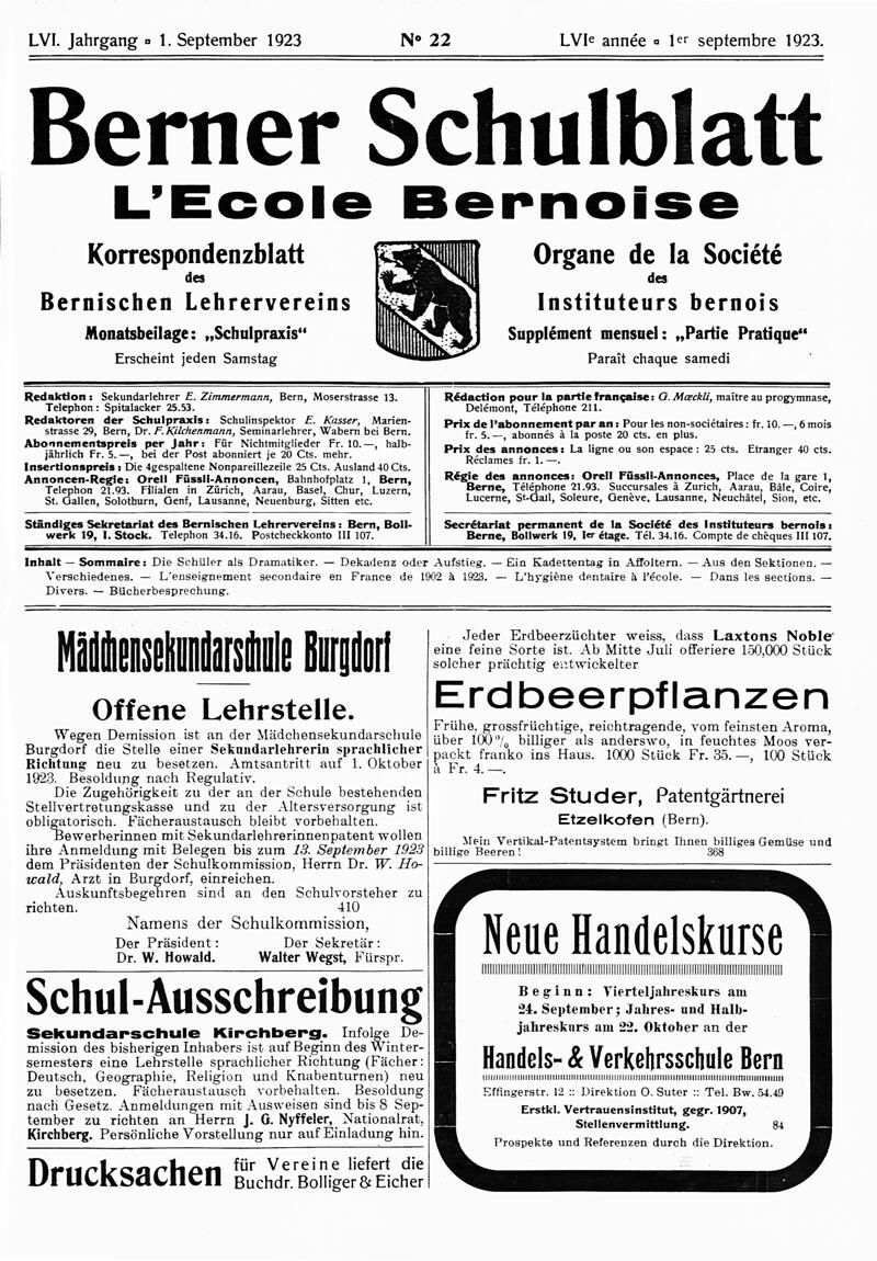 Buchumschlag - Heft 22