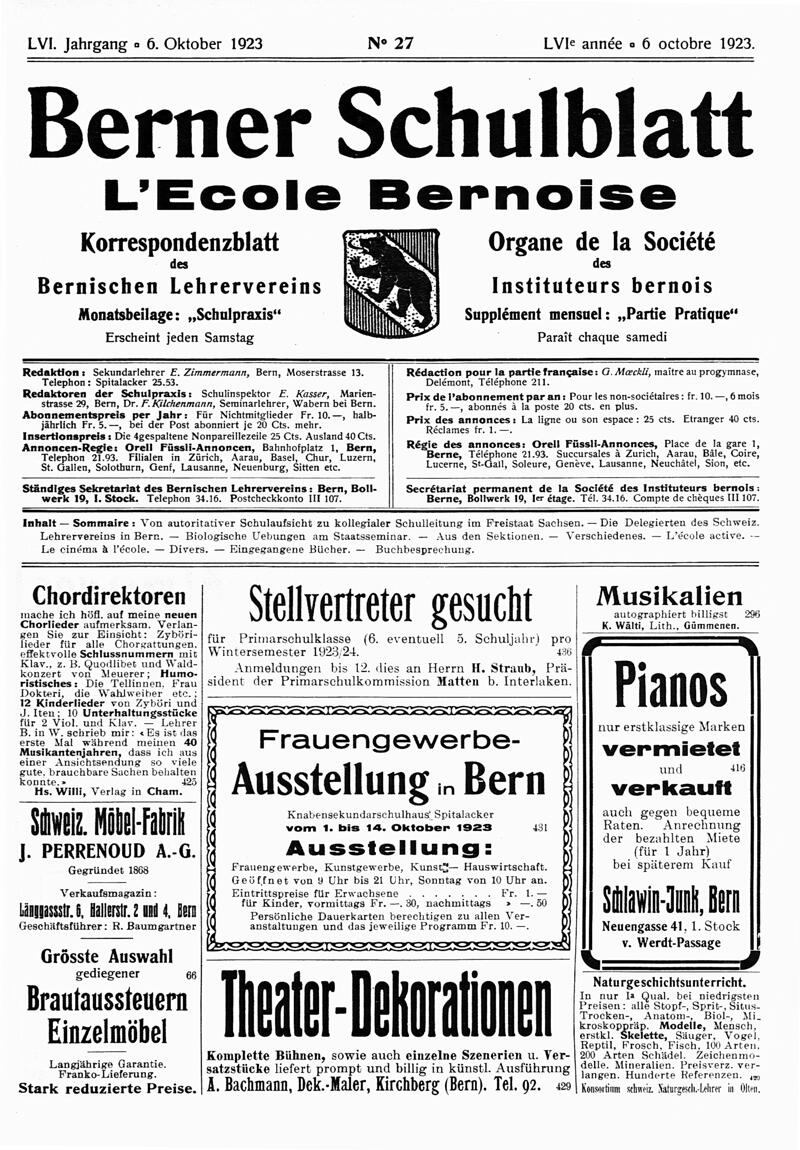 Buchumschlag - Heft 27