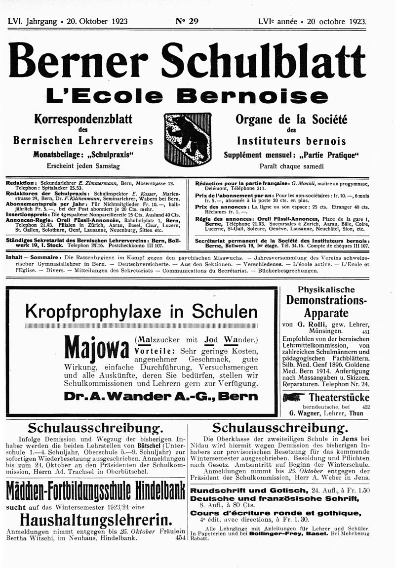 Buchumschlag - Heft 29