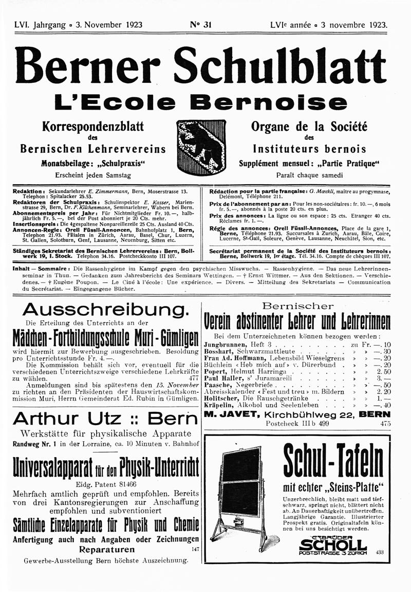 Buchumschlag - Heft 31