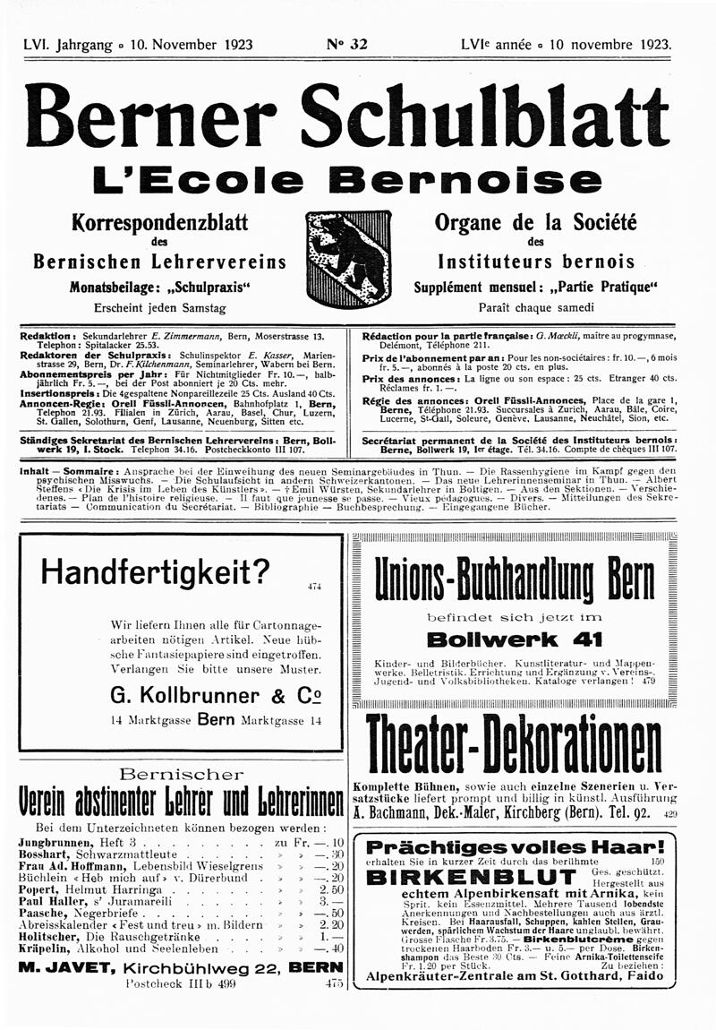 Buchumschlag - Heft 32