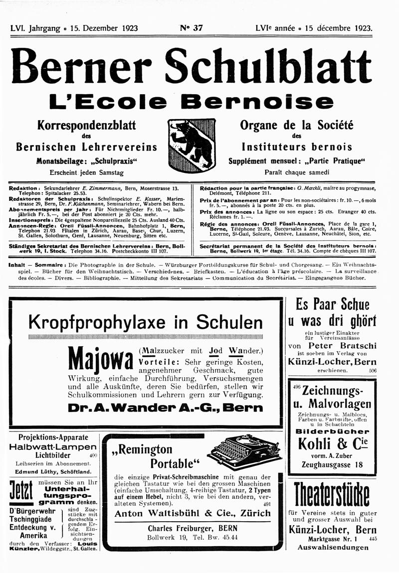 Buchumschlag - Heft 37