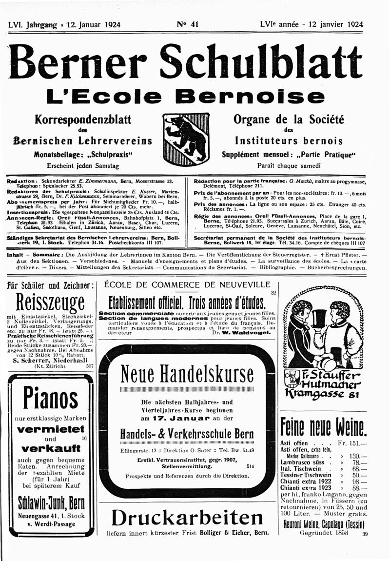 Buchumschlag - Heft 41