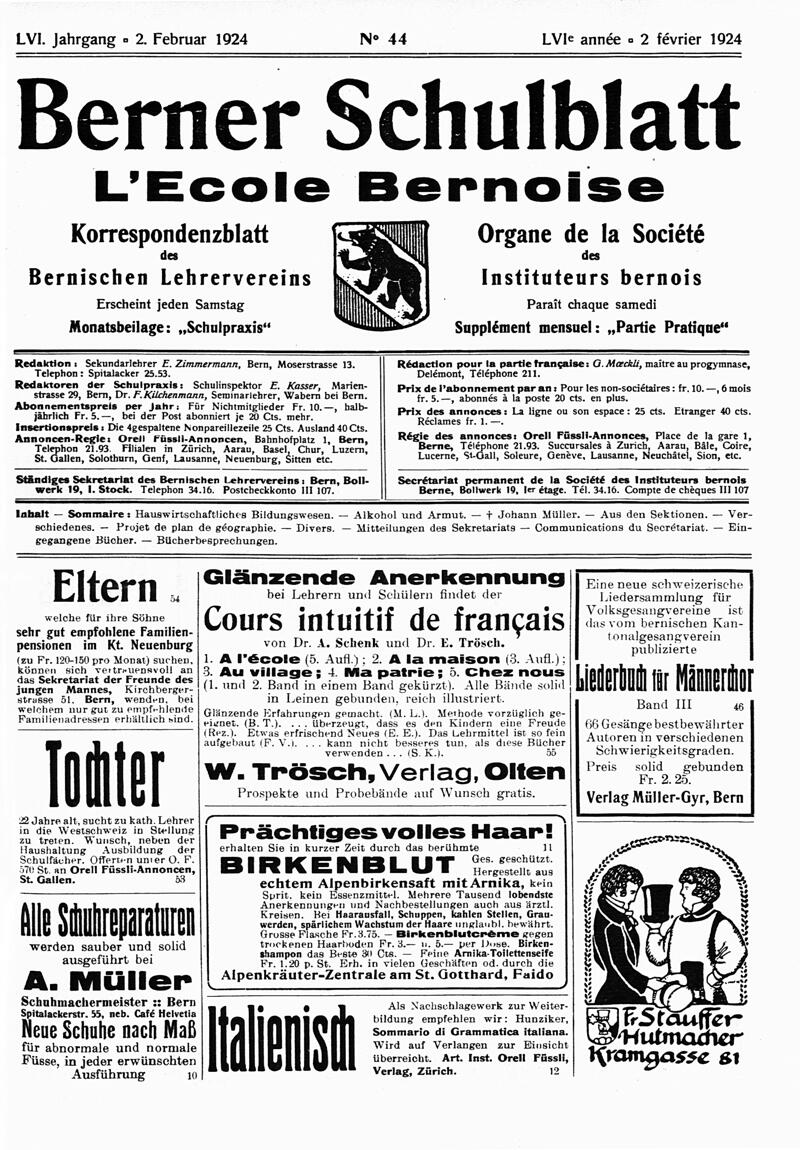 Buchumschlag - Heft 44