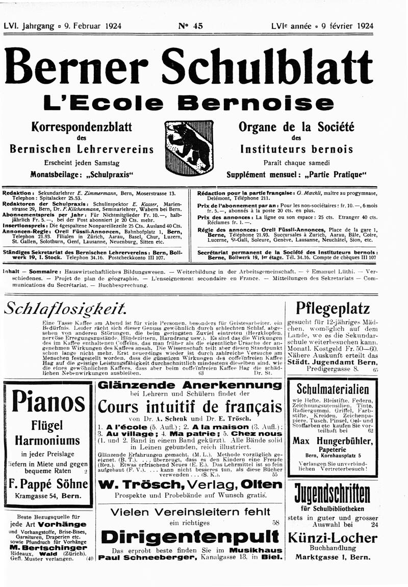 Buchumschlag - Heft 45