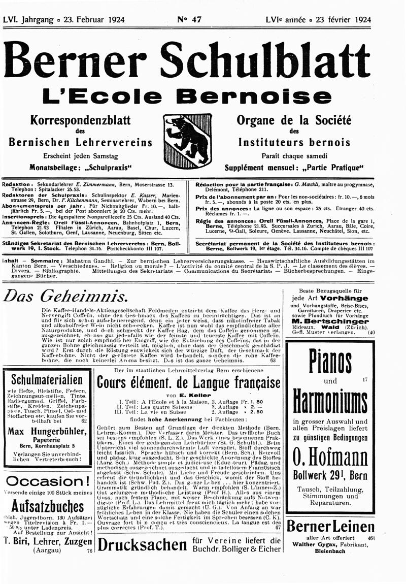 Buchumschlag - Heft 47