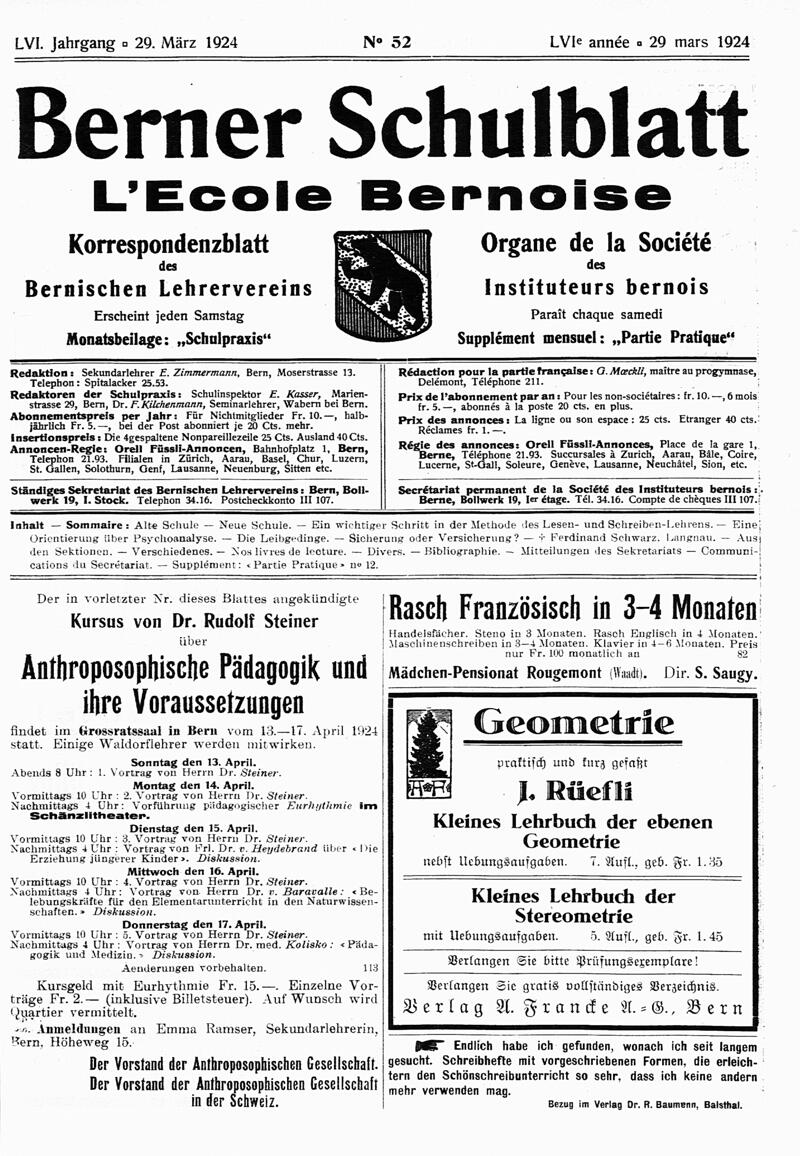 Buchumschlag - Heft 52