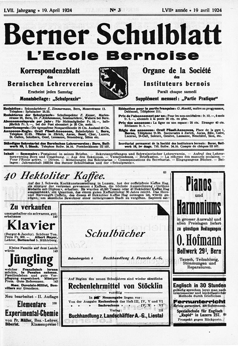 Buchumschlag - Heft 3