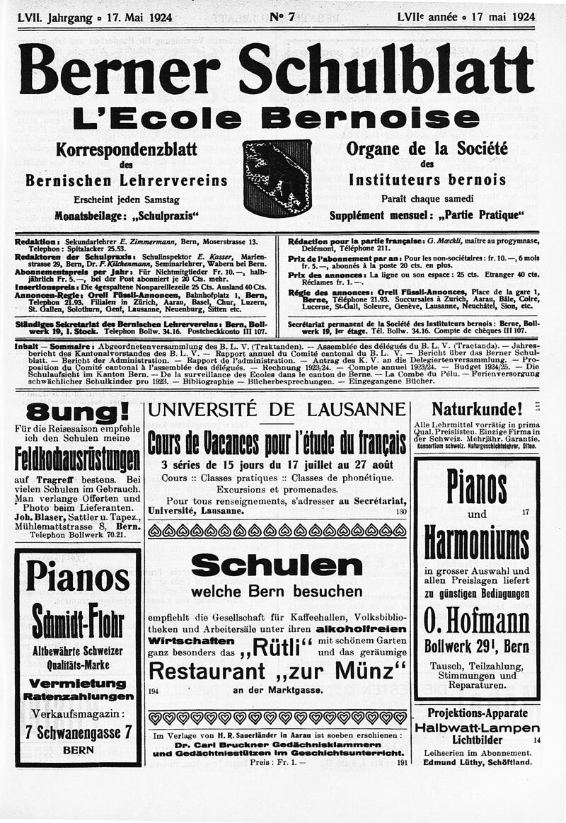 Buchumschlag - Heft 7