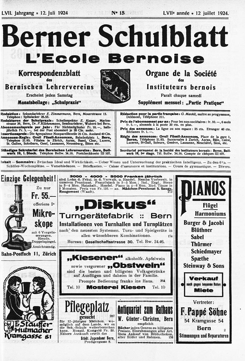 Buchumschlag - Heft 15