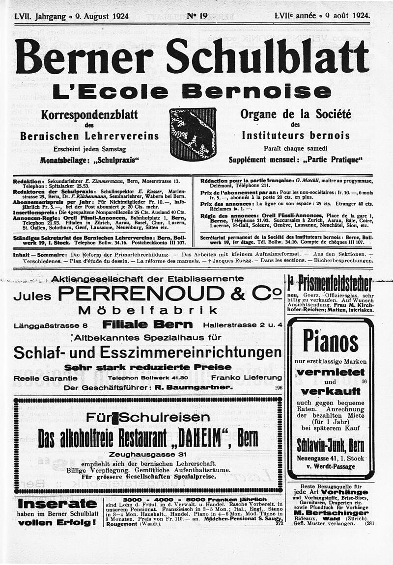 Buchumschlag - Heft 19