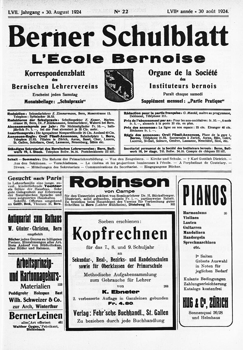 Buchumschlag - Heft 22