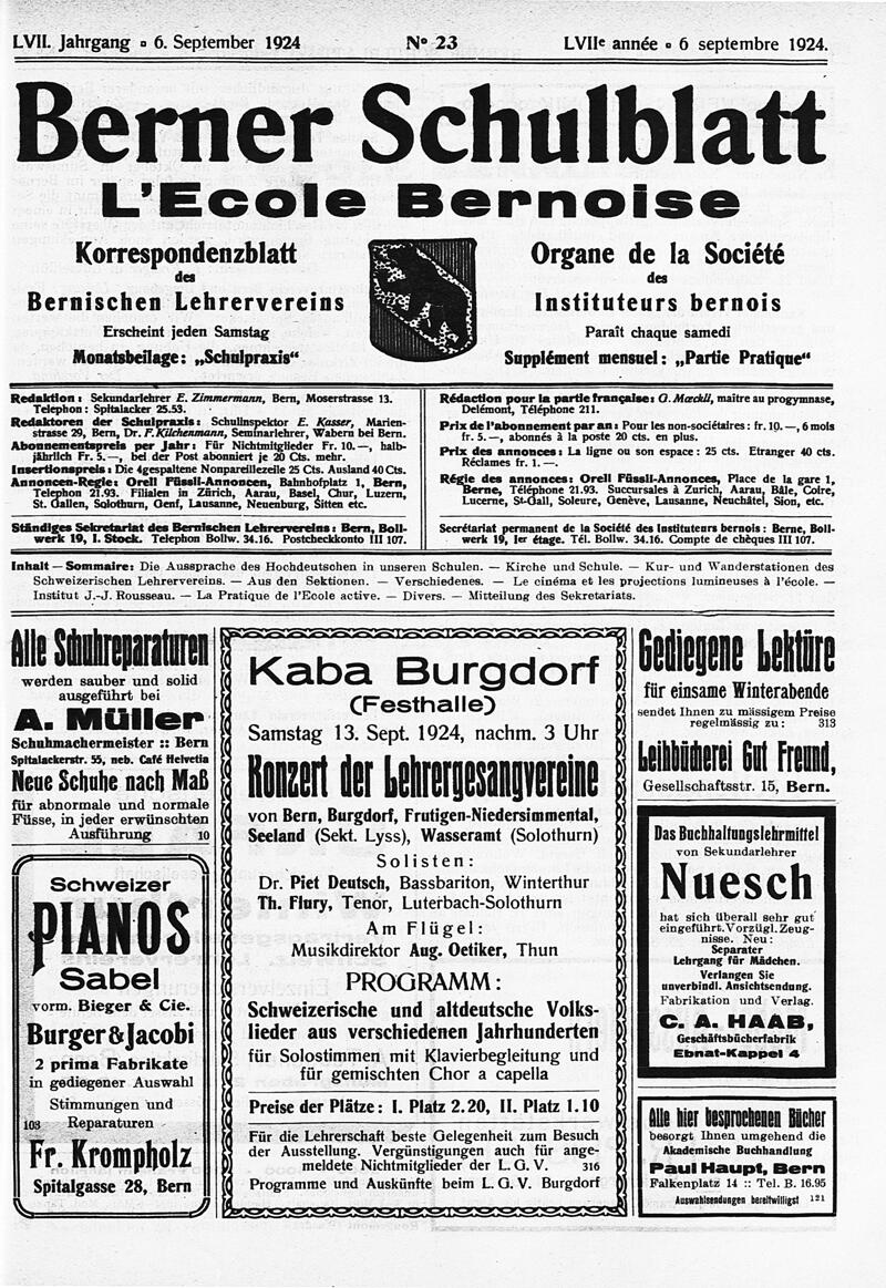 Buchumschlag - Heft 23