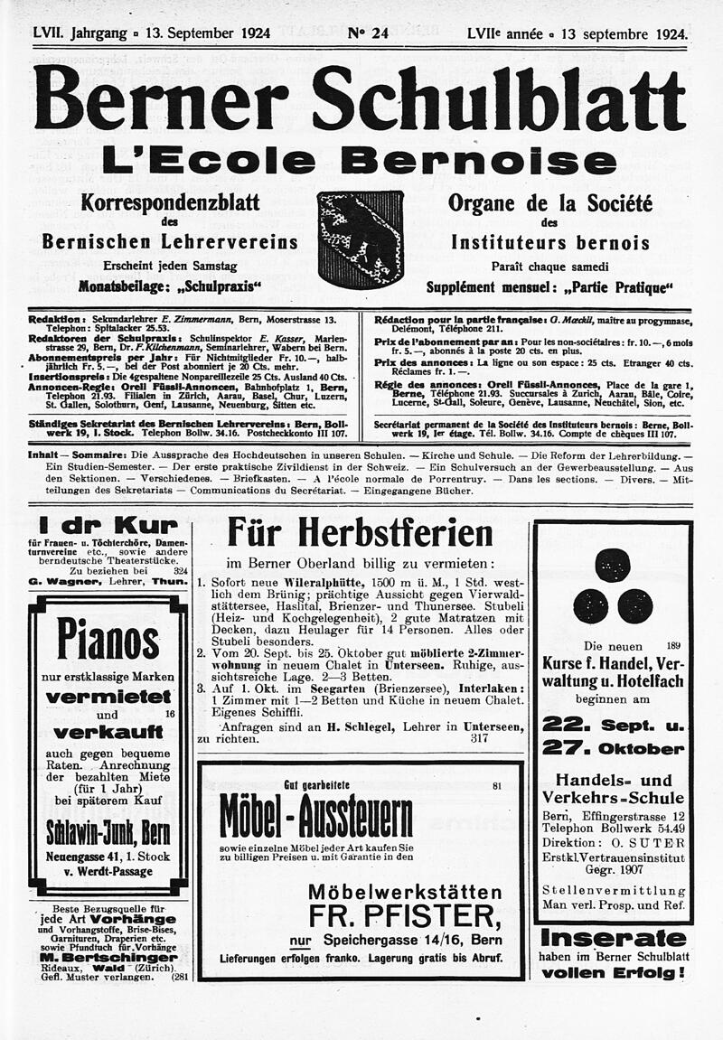 Buchumschlag - Heft 24