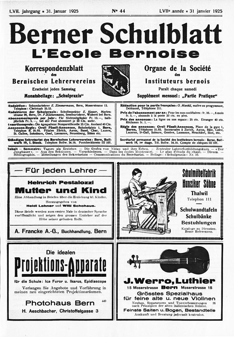 Buchumschlag - Heft 44