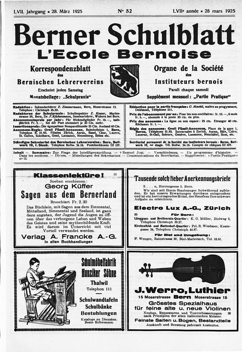 Buchumschlag - Heft 52