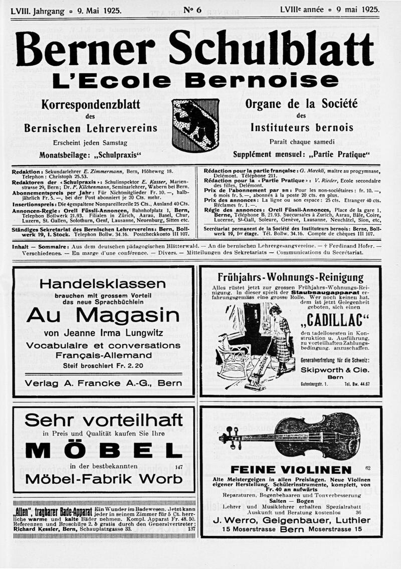 Buchumschlag - Heft 6