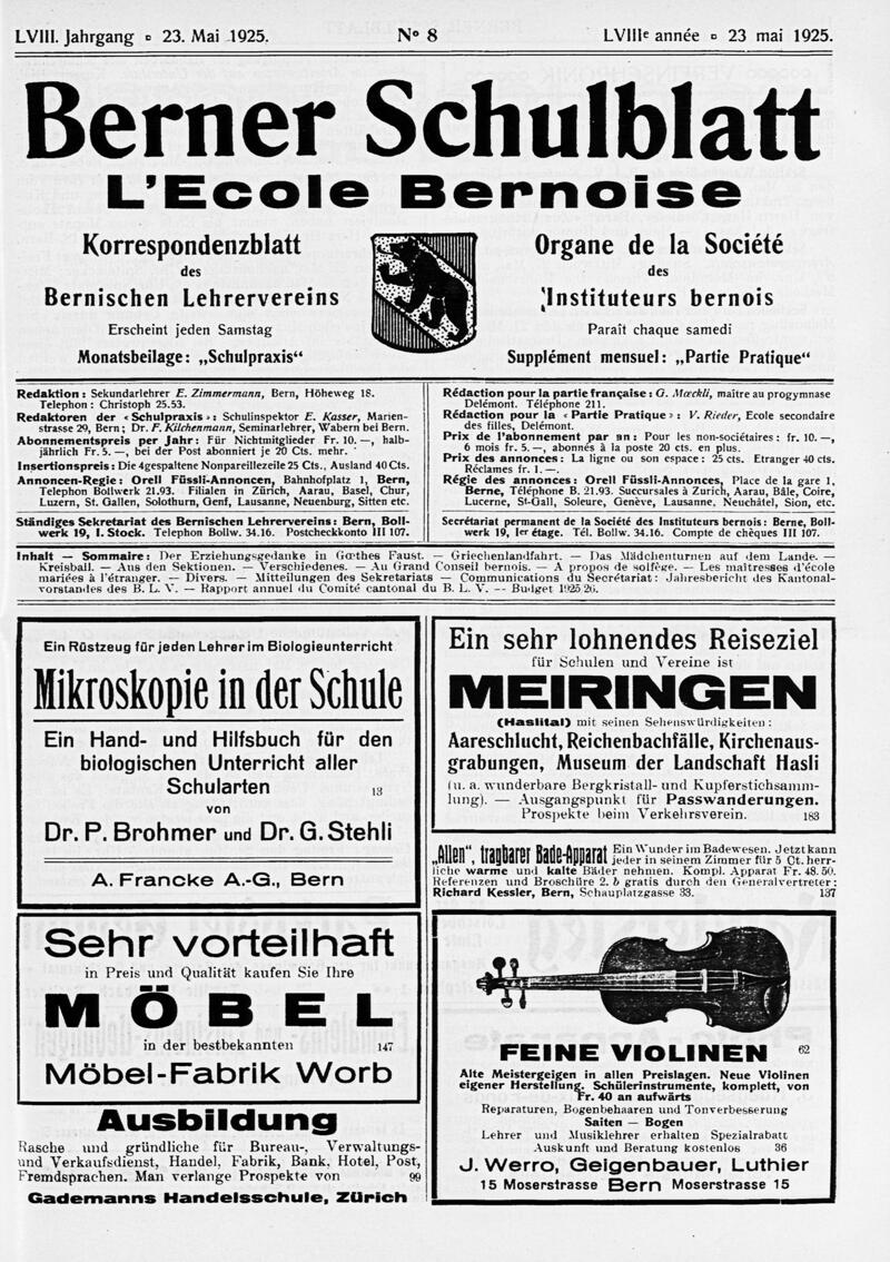 Buchumschlag - Heft 8