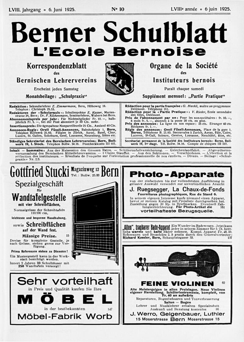 Buchumschlag - Heft 10