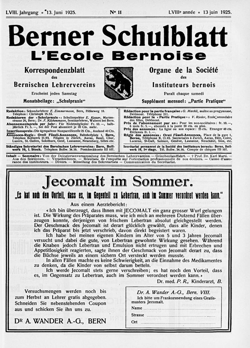 Buchumschlag - Heft 11