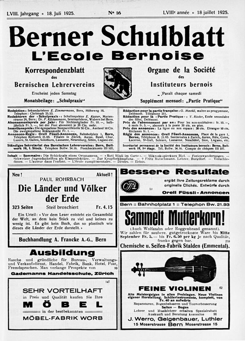 Buchumschlag - Heft 16