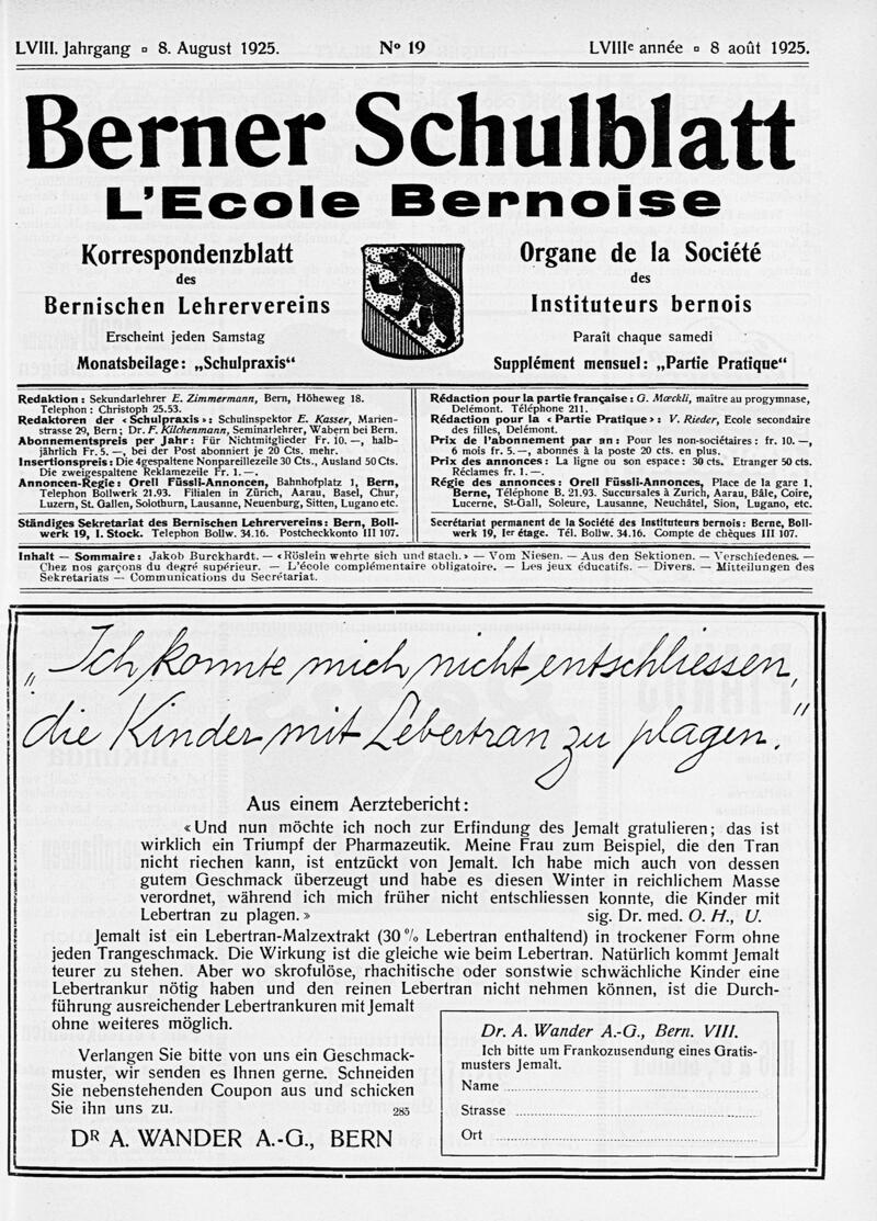 Buchumschlag - Heft 19