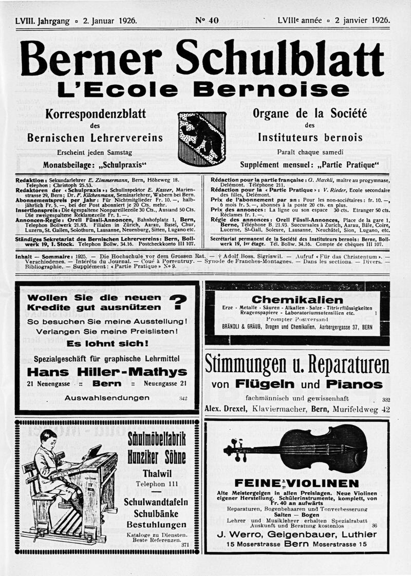 Buchumschlag - Heft 40