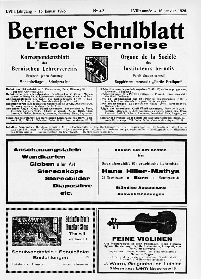 Buchumschlag - Heft 42