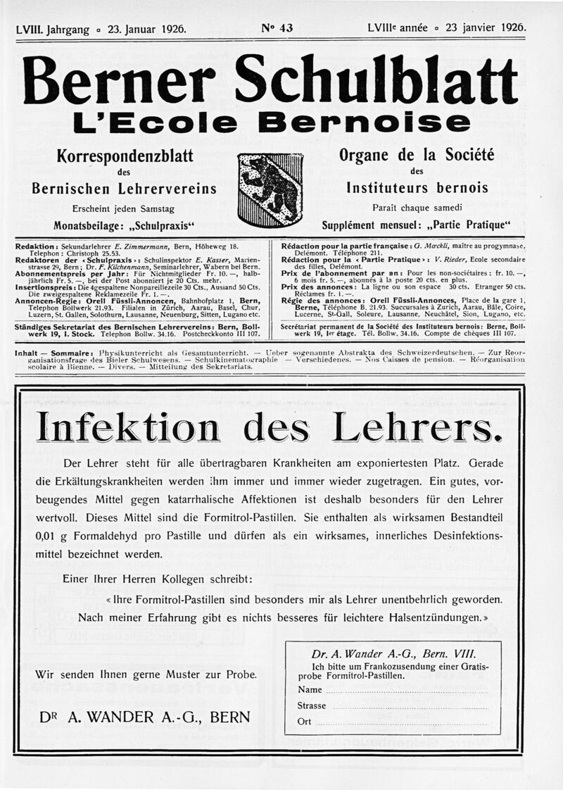 Buchumschlag - Heft 43