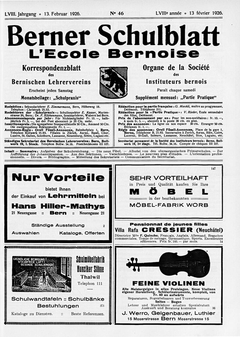 Buchumschlag - Heft 46