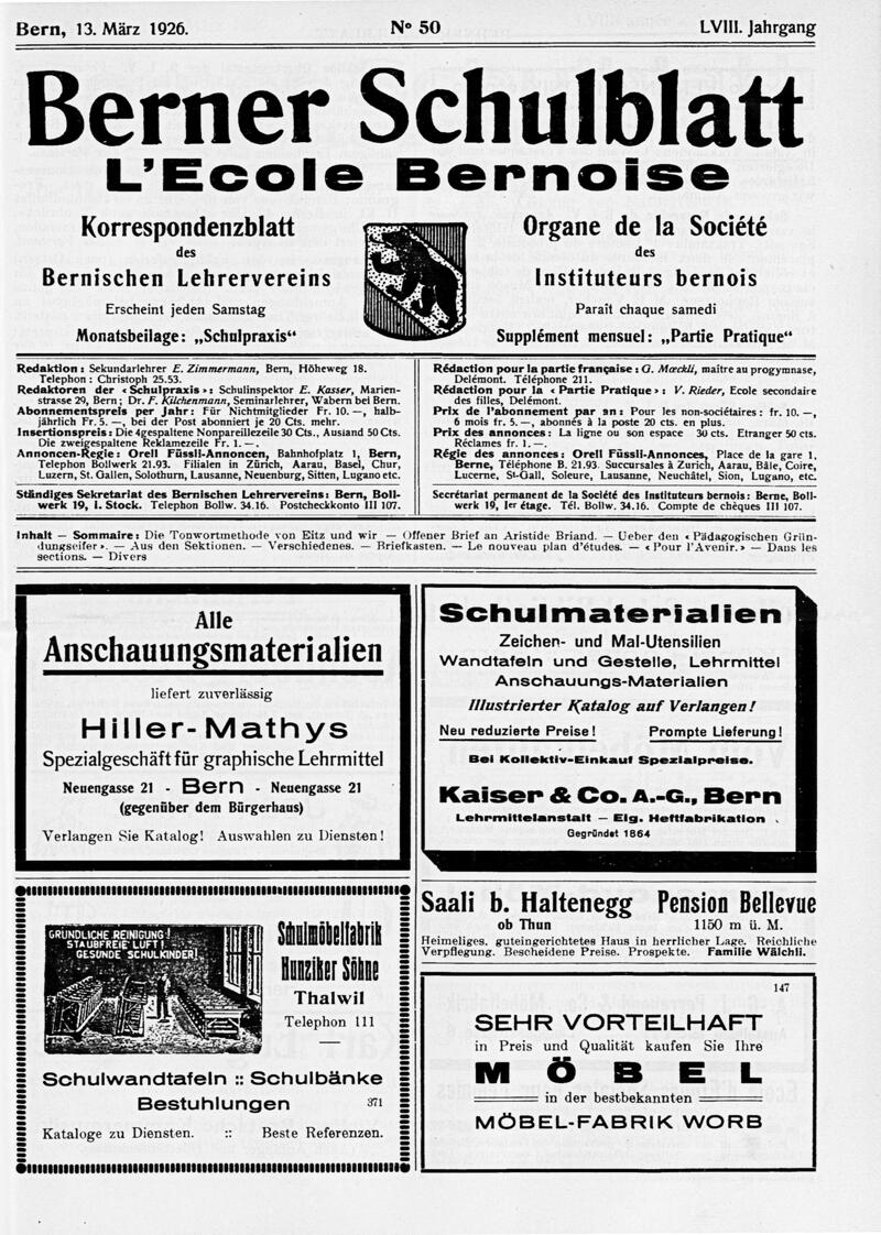 Buchumschlag - Heft 50