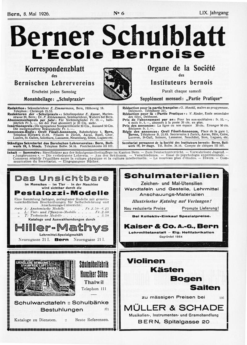 Buchumschlag - Heft 6